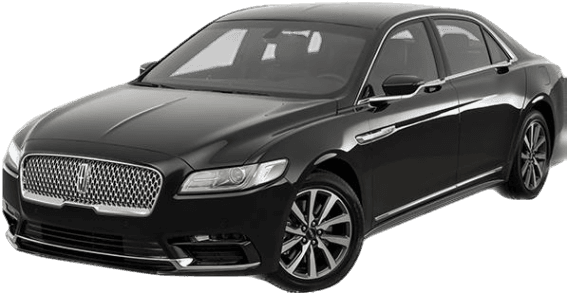 Black Lincoln Continental executive sedan