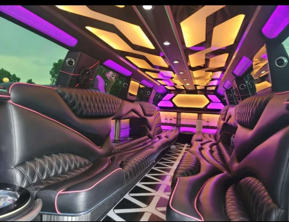 Colorado white Cadillac Escalade stretch limo